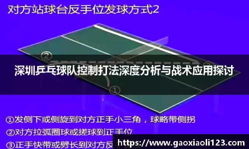 深圳乒乓球队控制打法深度分析与战术应用探讨