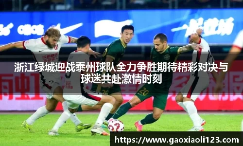 浙江绿城迎战泰州球队全力争胜期待精彩对决与球迷共赴激情时刻